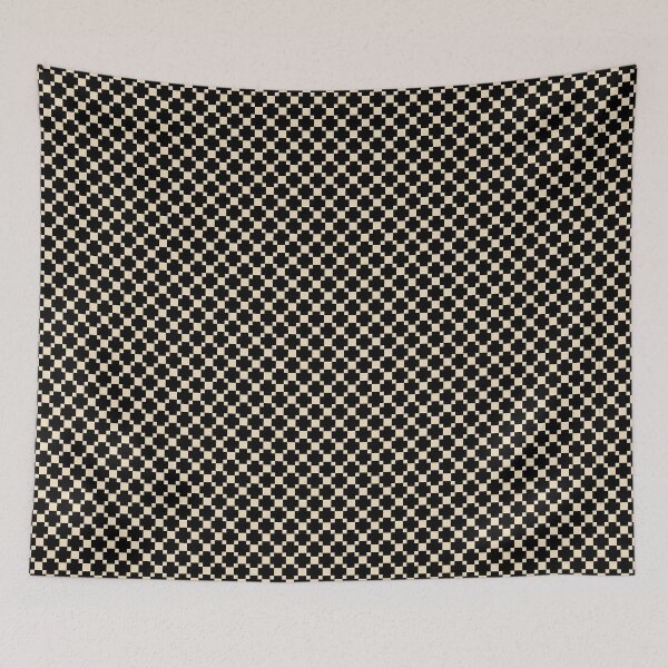 Item preview, Honeycomb Knit Stitch Pattern Vanilla and Black designed and sold by redjaygraphics.