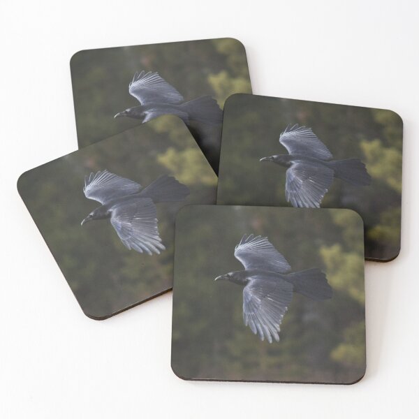 Item preview, Raven Flying Across a Meadow designed and sold by Tahoe Trail Guide.