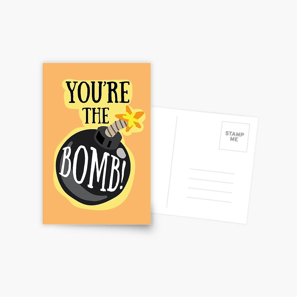 You're Da Bomb Sticker for Sale by izzizzie