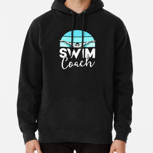 Swim Team Shirt Coach School Swimming Meet Swimmer Gift Pullover Hoodie