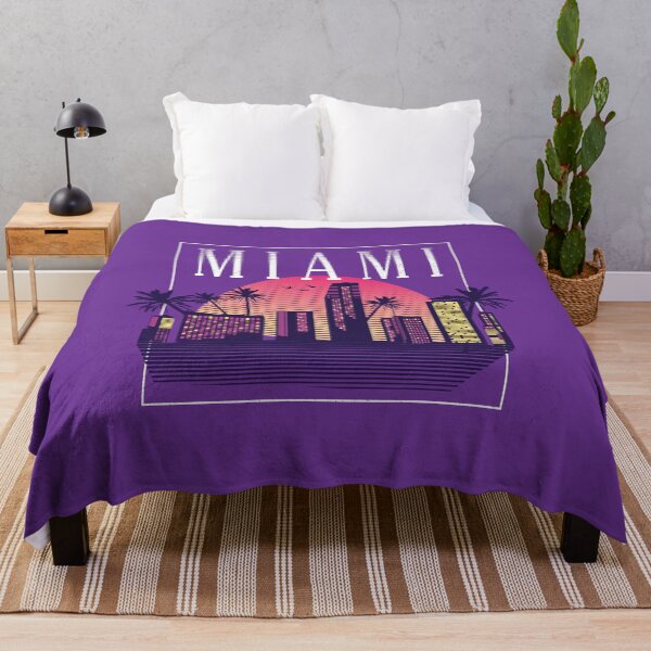 Item preview, Retro Style Miami Skyline designed and sold by FFelder.