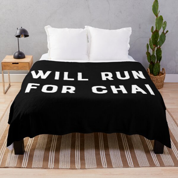 Item preview, Will Run for Chai designed and sold by teesaurus.