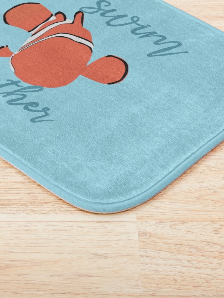 Alternate view of Just Keep Swimming Bath Mat