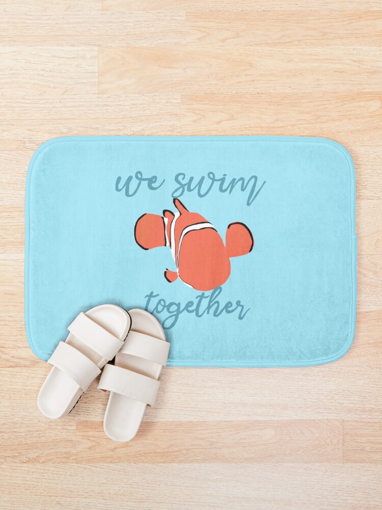 Alternate view of Just Keep Swimming Bath Mat