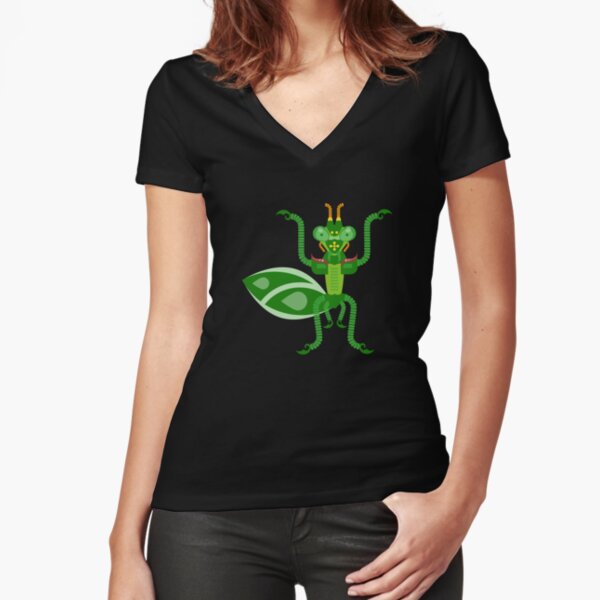 Mantis Fitted V-Neck T-Shirt