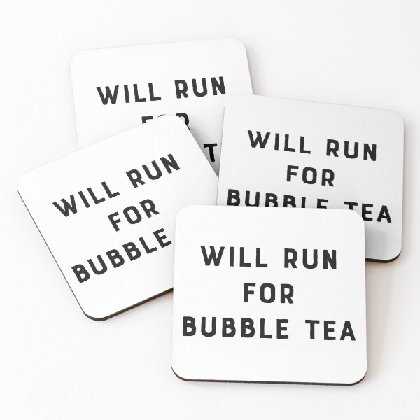 Item preview, Will Run For Bubble Tea designed and sold by teesaurus.