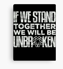 Unbroken tshirt Canvas Print