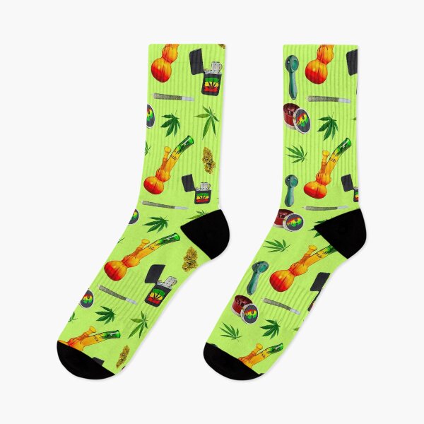 Item preview, Stoner Weed and Essentials Sticker Bundle Pack ~ Collection Set 4 Rasta designed and sold by Neon-Wolf.
