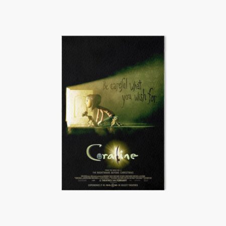 Coraline poster Art Board Print