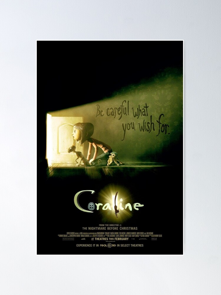 Alternate view of Coraline poster Poster
