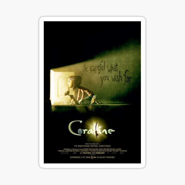 Coraline Poster Sticker