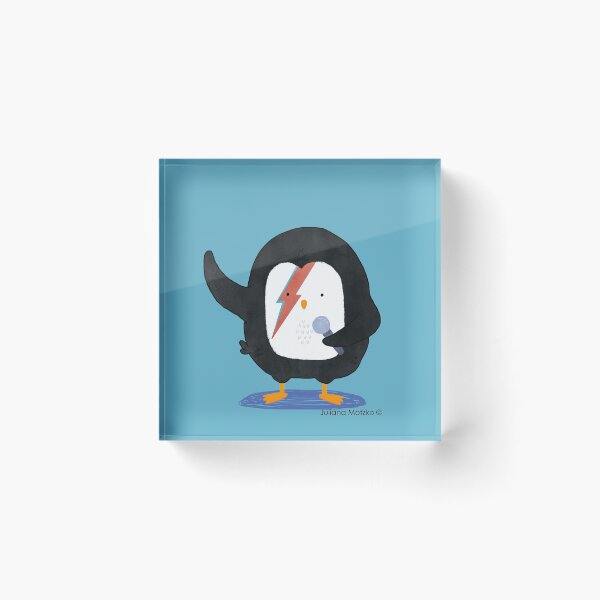 Item preview, Penguin Ziggy Stardust designed and sold by thepenguinsfamily.