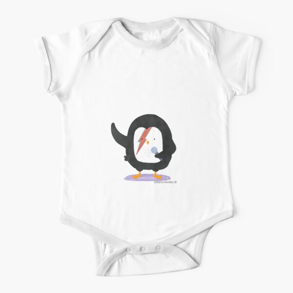 Penguin Ziggy Stardust Short Sleeve Baby One-Piece