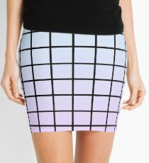 Pastel Grid Mini Skirt