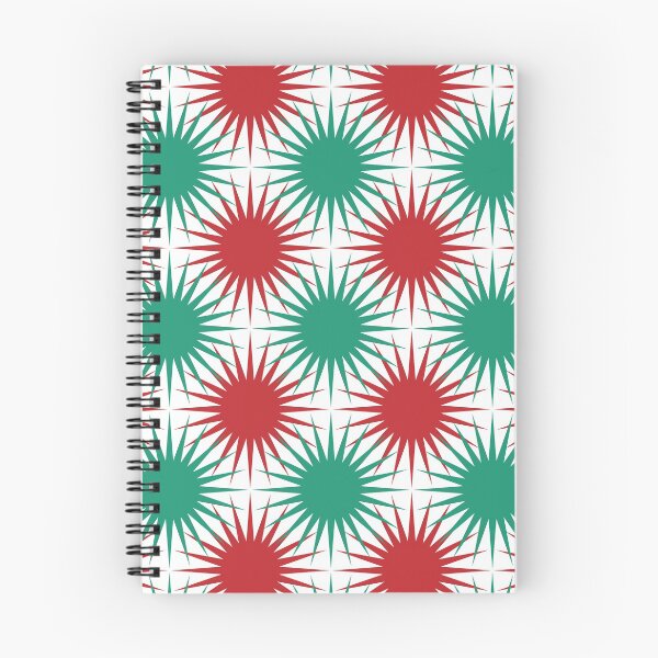 Item preview, Bursting Red and Green Stars designed and sold by lesrubadesigns.