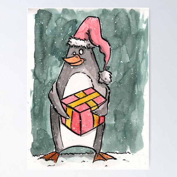 Item preview, Christmas Penguin designed and sold by TheKingLobotomy.