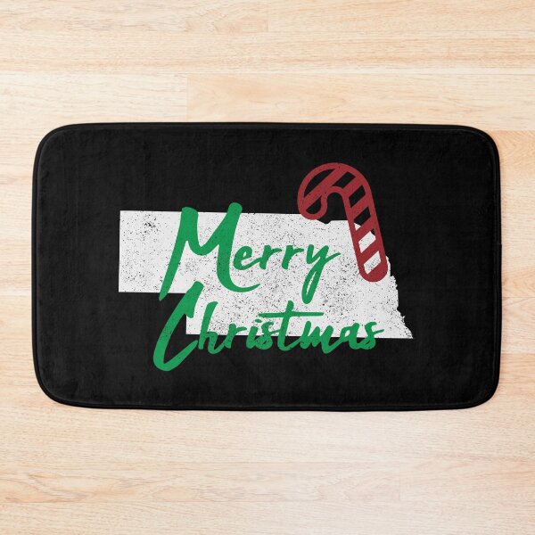Item preview, Nebraska Merry Christmas designed and sold by Creatively Torn.