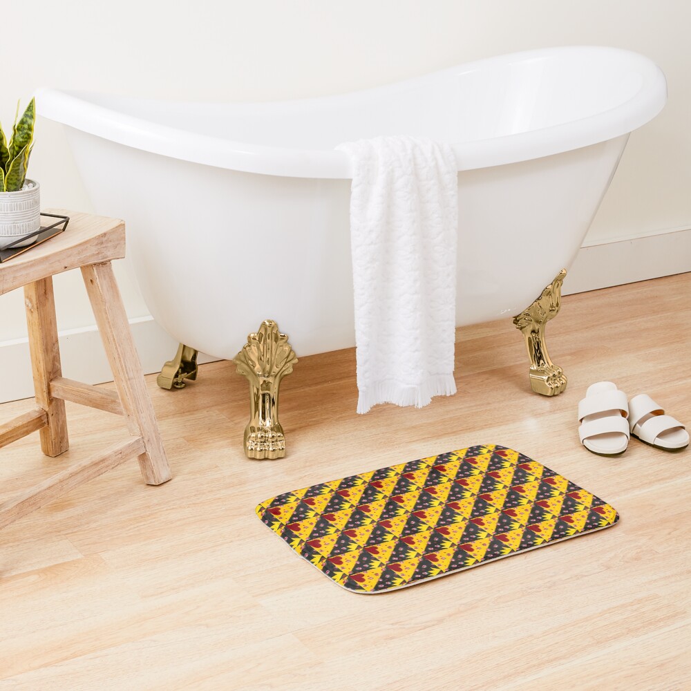 Item preview, Bath Mat designed and sold by BoundToPaint.