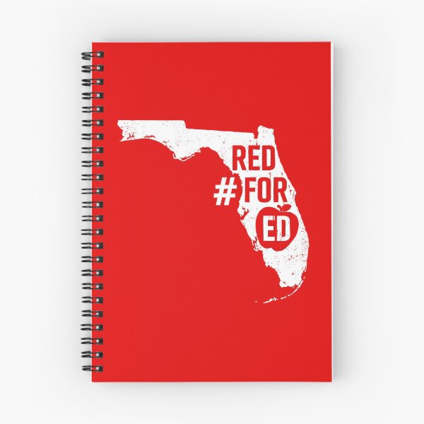 Item preview, Red for Ed Florida State Outline designed and sold by mindeverykind.