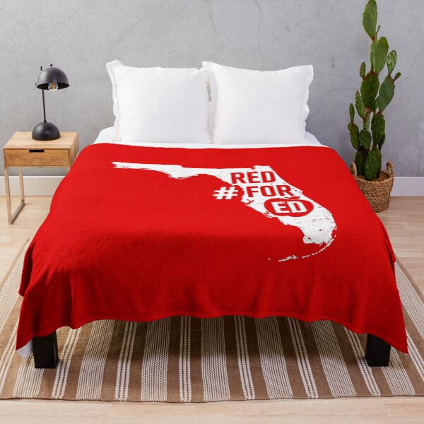 Item preview, Red for Ed Florida State Outline designed and sold by mindeverykind.