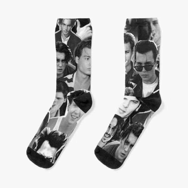 Young Johnny Depp Socks