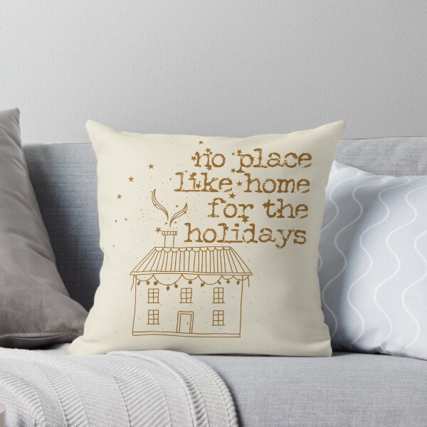 Item preview, No place like home for the holidays typography text art quote by Word Fandom - wordfandom designed and sold by Kerry Pritchard.