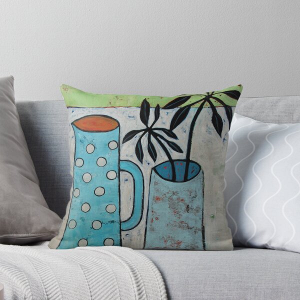 Item preview, Bllue vase with a dotted jug designed and sold by natasa sears.