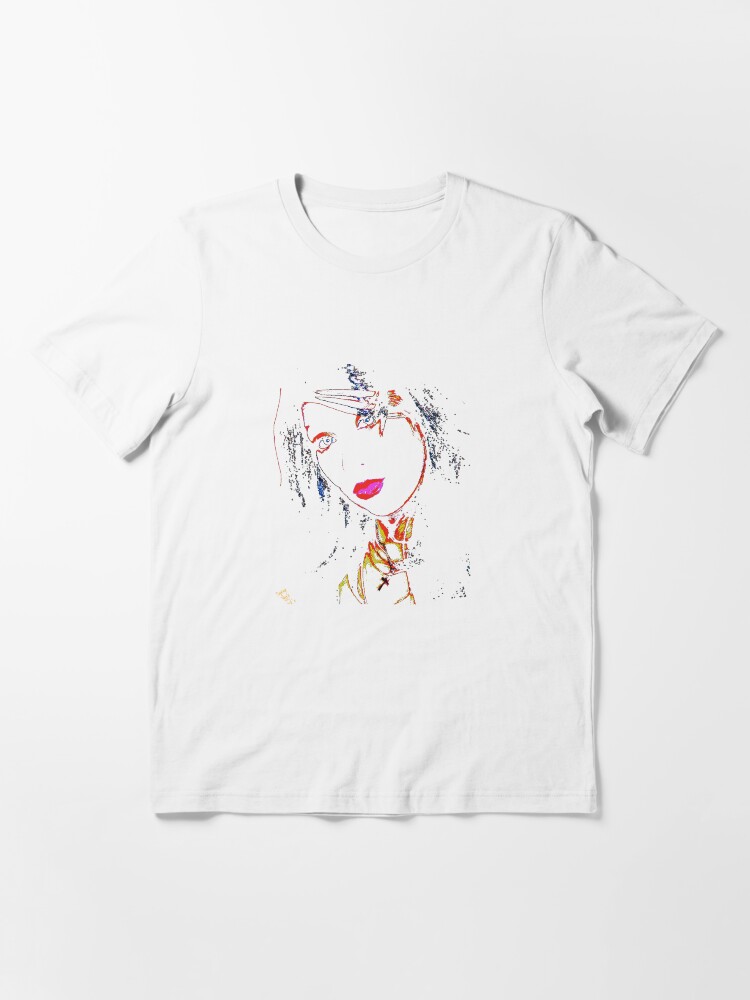 Thumbnail 2 of 7, Essential T-Shirt, Black on White by Swoot - Apparel designed and sold by swoottees.
