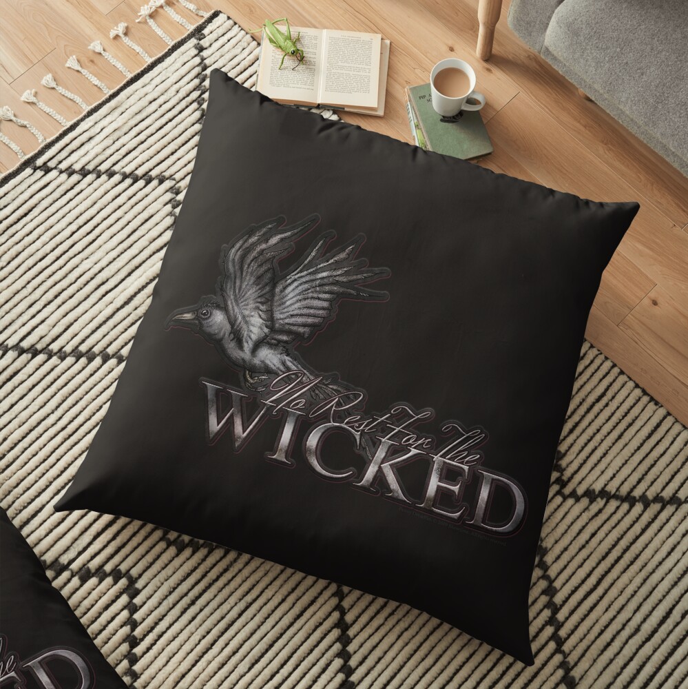 No Rest For The Wicked Floor Pillow