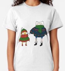 Finn and Jake Christmas Sweaters Classic T-Shirt