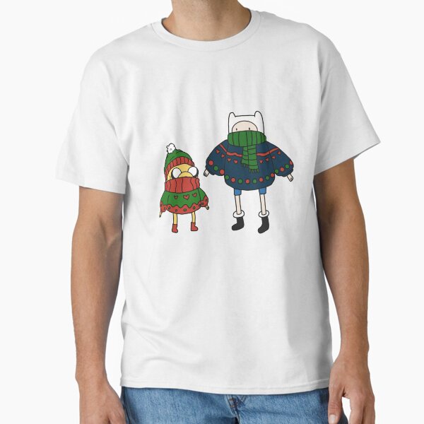 Item preview, Finn und Jake Weihnachtspullover designed and sold by Kimiwarui.