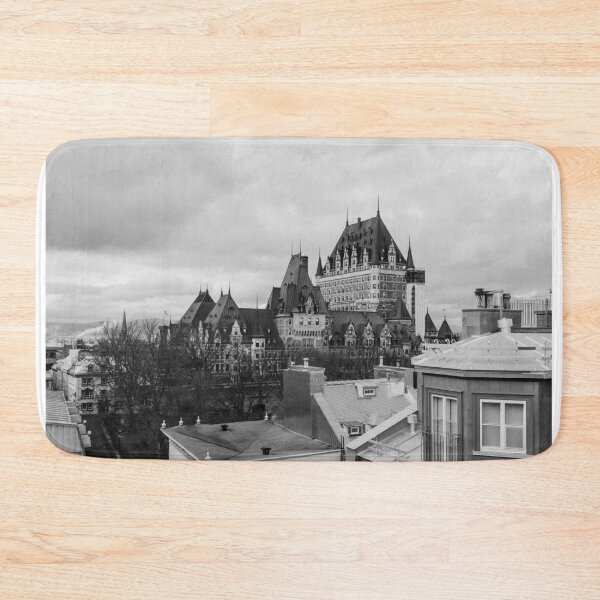 Item preview, Fairmont Le Chateau Frontenac en Noir et Blanc designed and sold by Valerie Rosen Photography.