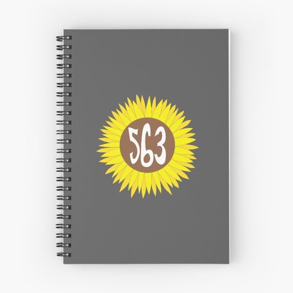 Item preview, Hand Drawn Iowa Sunflower 563 Area Code designed and sold by itsrturn.