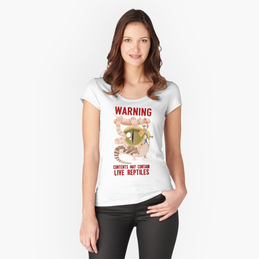Item preview, Fitted Scoop T-Shirt designed and sold by AfroHerpkeeper.