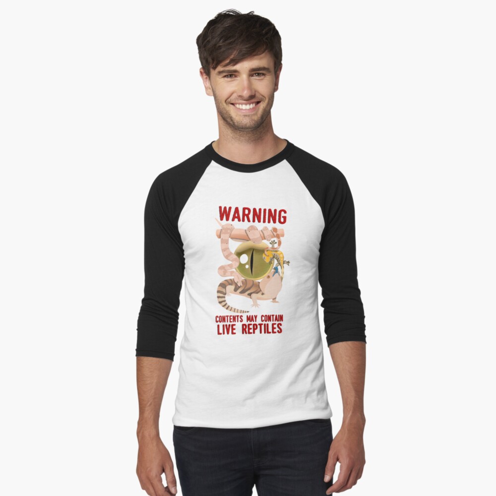 Item preview, Baseball ¾ Sleeve T-Shirt designed and sold by AfroHerpkeeper.