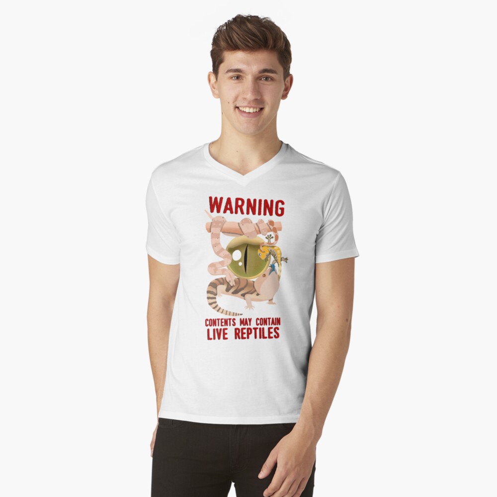 Item preview, V-Neck T-Shirt designed and sold by AfroHerpkeeper.