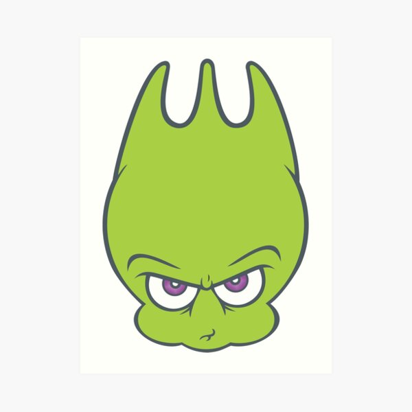 Alien Green SPORKY! Art Print