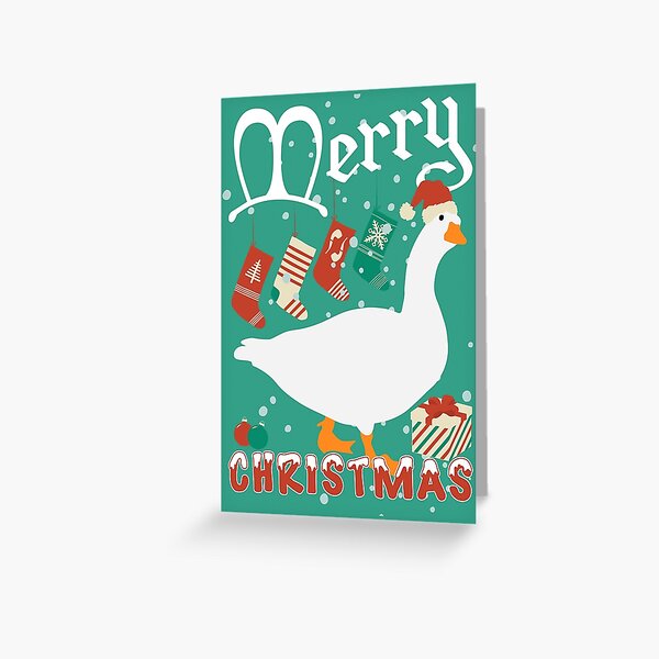 Item preview, Untitled Goose - Merry Christmas Card | Sticker designed and sold by countercolour.