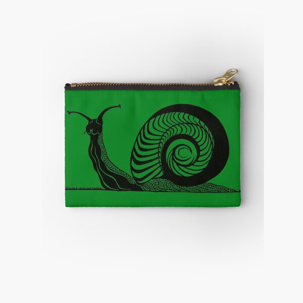 Item preview, Snail in Grass | Mollusk Design designed and sold by Monochromatics by Corie Mae Dark.