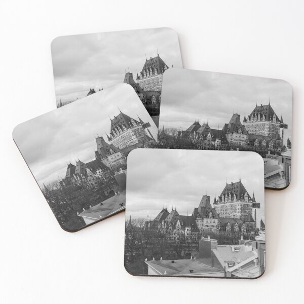 Item preview, Fairmont Le Chateau Frontenac en Noir et Blanc designed and sold by Valerie Rosen Photography.