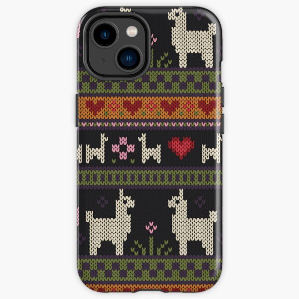 Llama Knit iPhone Tough Case