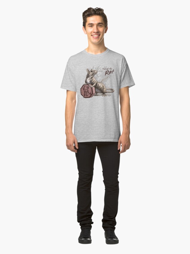 Alternate view of Chinese Zodiac - The Rat Classic T-Shirt