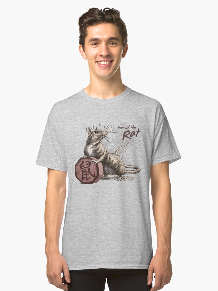 Alternate view of Chinese Zodiac - The Rat Classic T-Shirt
