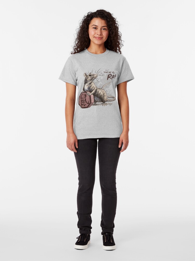 Alternate view of Chinese Zodiac - The Rat Classic T-Shirt