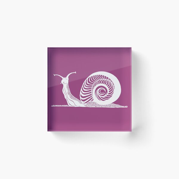 Item preview, Snail in Grass | Mollusk Design designed and sold by Monochromatics by Corie Mae Dark.