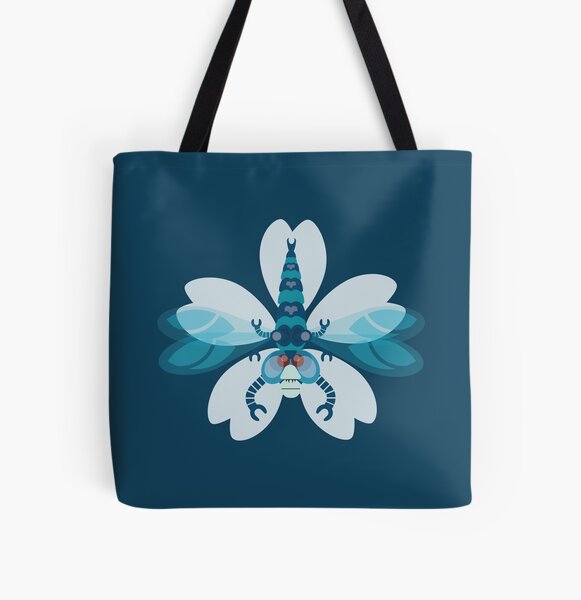 Dragonfly All Over Print Tote Bag