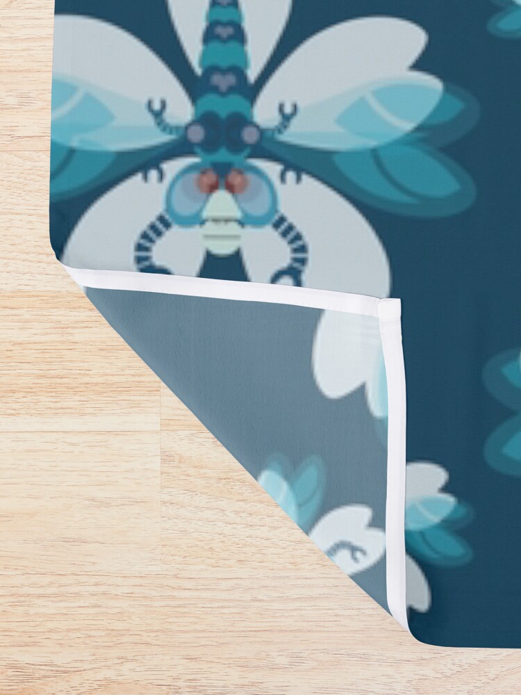 Thumbnail 2 of 5, Shower Curtain, Dragonfly designed and sold by bzyrq.