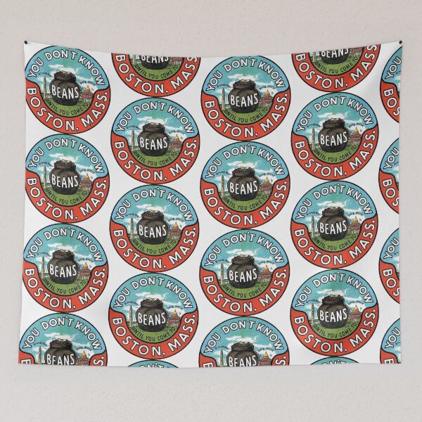 Item preview, Boston Massachusetts Vintage Travel Decal designed and sold by hilda74.