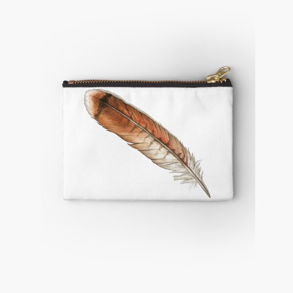 Item preview, Red Tailed Hawk Feather Watercolor designed and sold by Jess Mann.