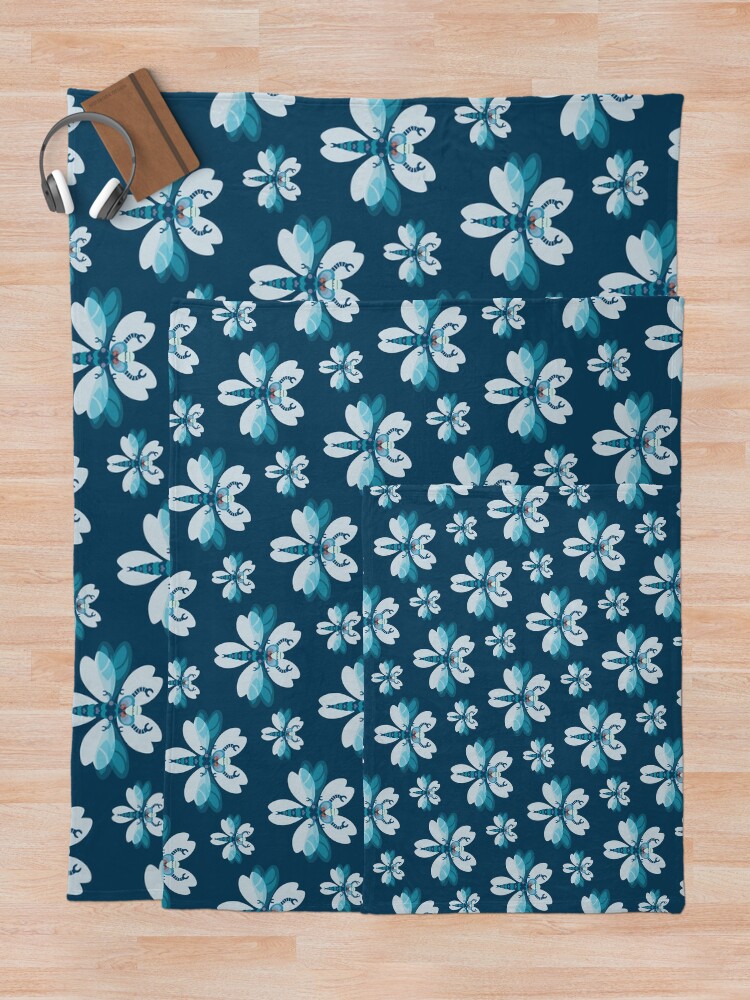 Thumbnail 5 of 6, Throw Blanket, Dragonfly designed and sold by bzyrq.